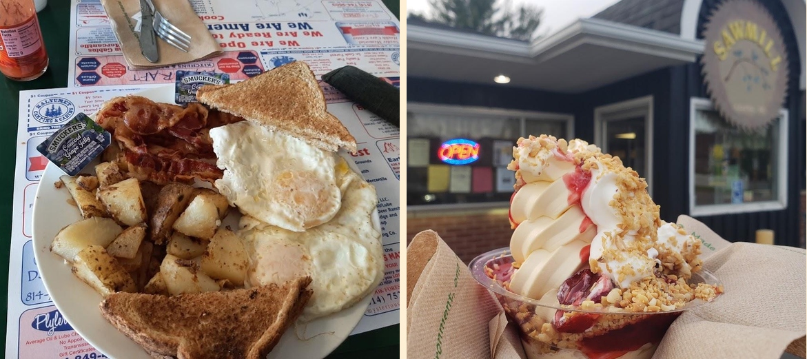 The Sawmill Restaurant Menu